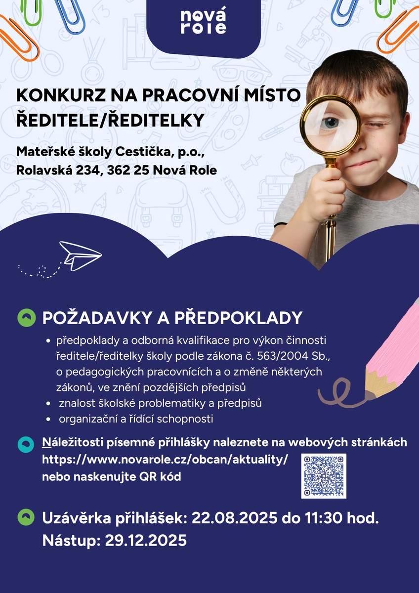 Konkurz na ředitele